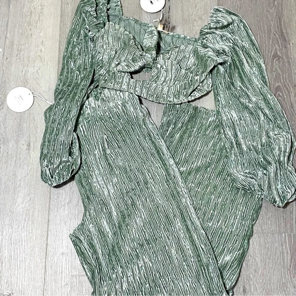Crushed velvet pants set - Picture 1 of 7